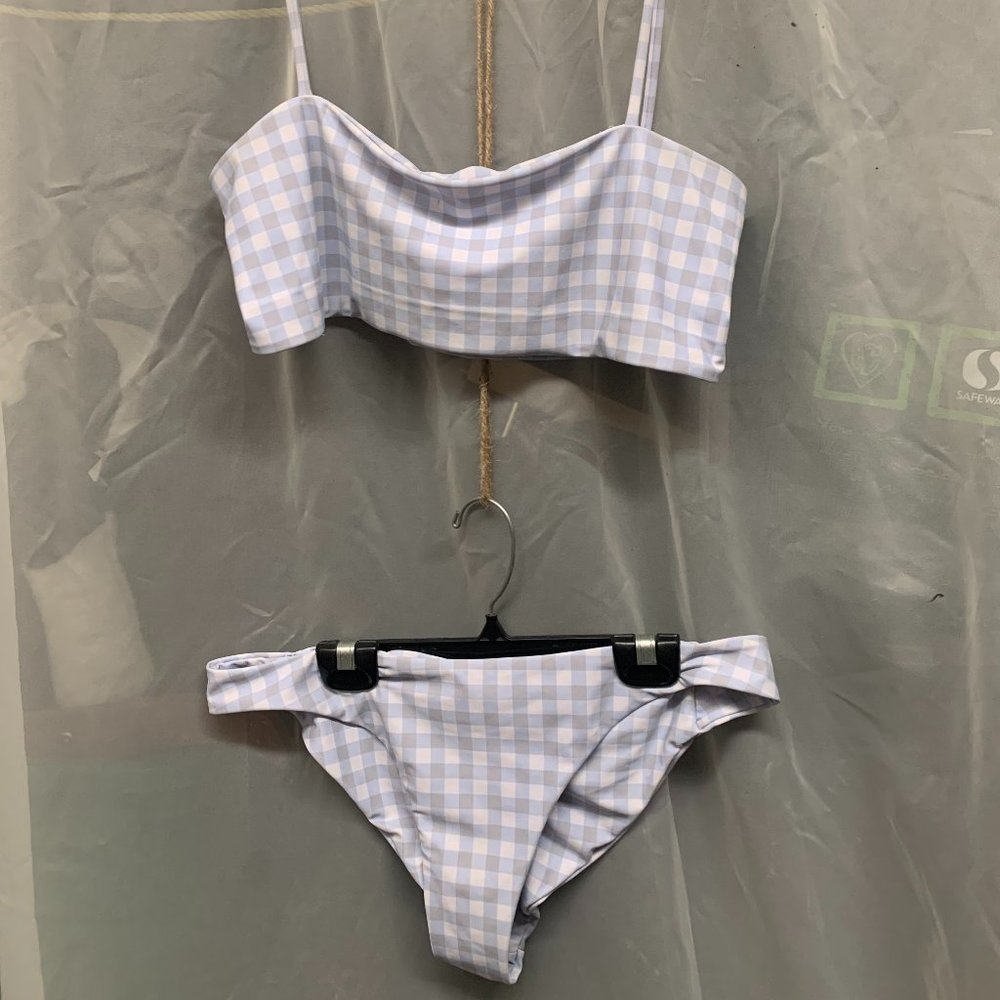Checkered,  2 piece bikini